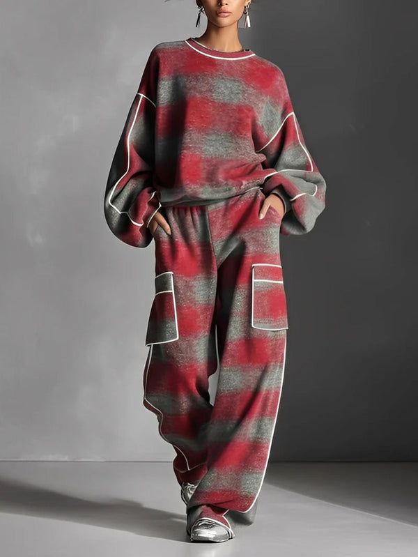 Carmen | Relaxed Plaid Two-Piece Set