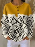 Anya | Colour-Block Waffle Top