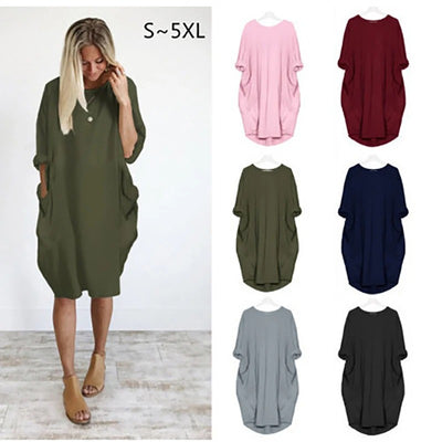 Dames Oversized Casual Dress