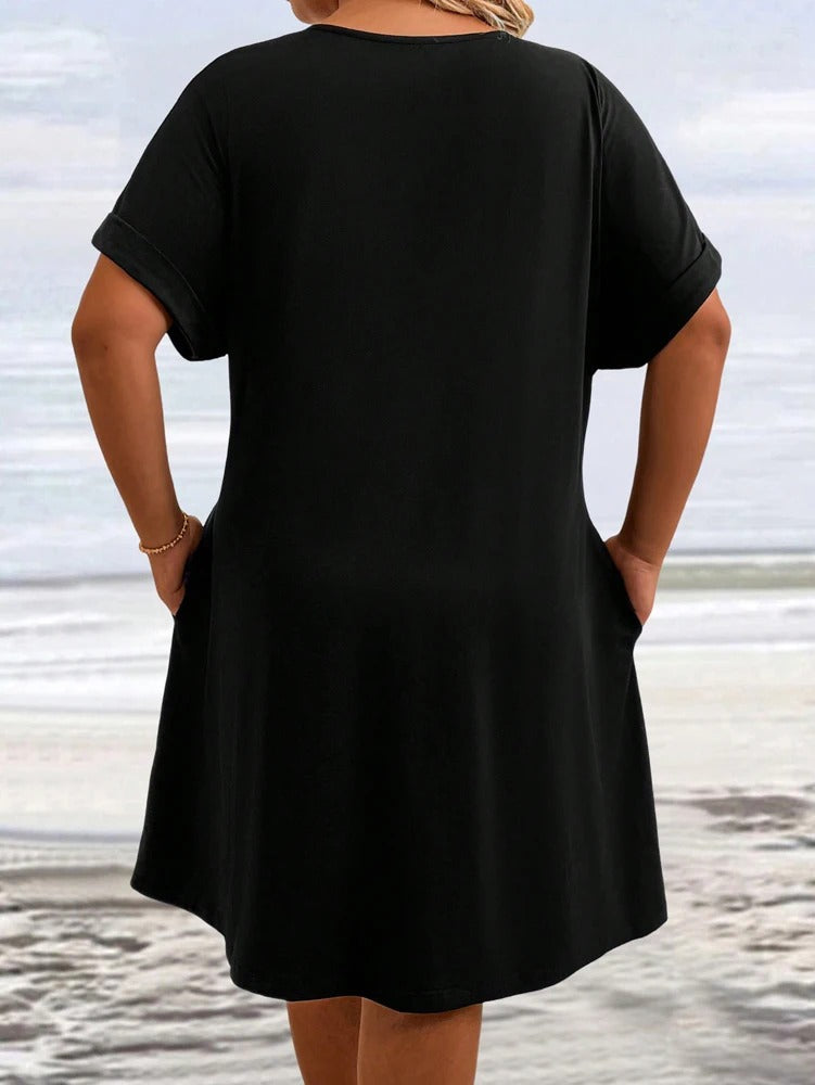 Zomerjurk met V-hals