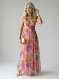 Lindsay | Flowing Wrap Maxi Dress