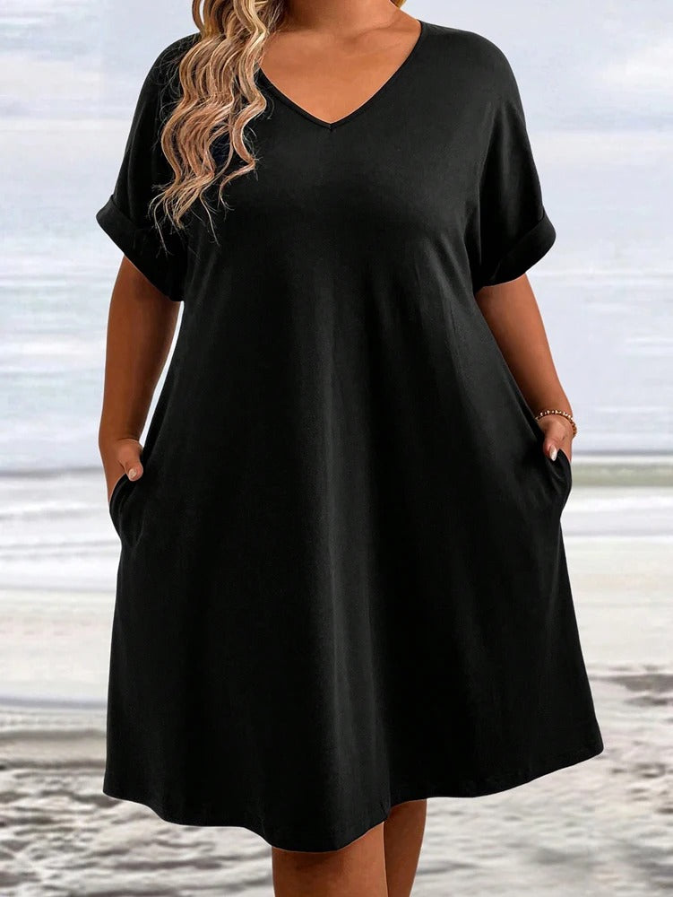 Zomerjurk met V-hals