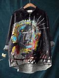Cassandra | Artful Abstract Print Casual Shirt