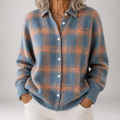 Ruby | Brushed Plaid Cardigan