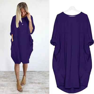 Dames Oversized Casual Dress