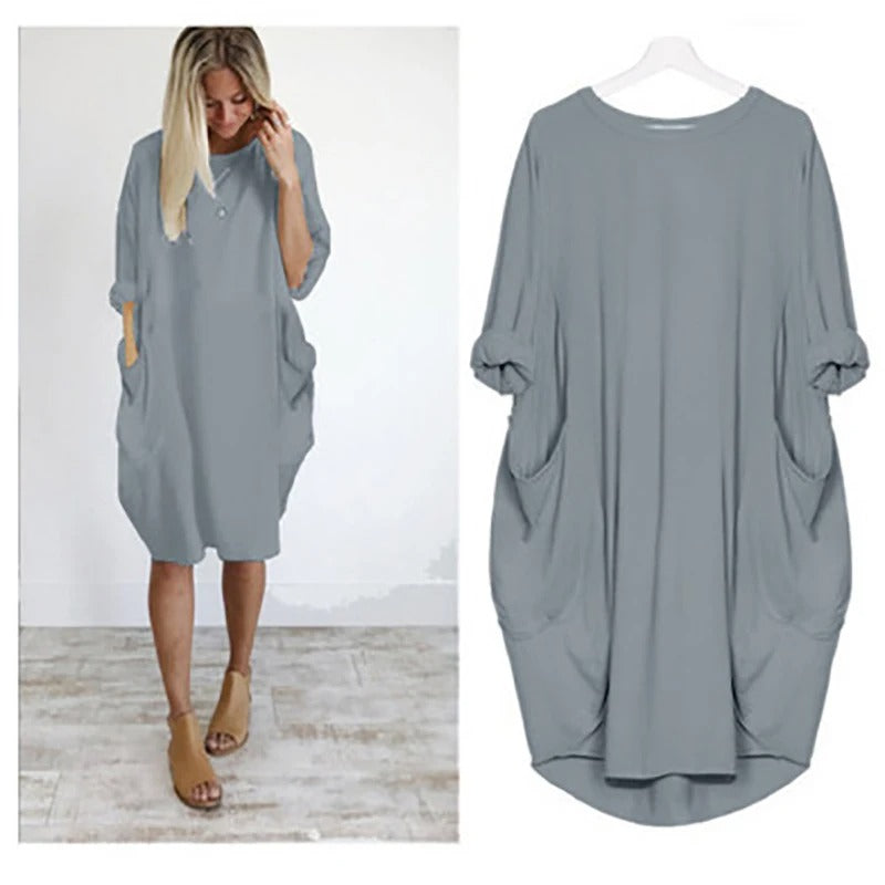 Dames Oversized Casual Dress