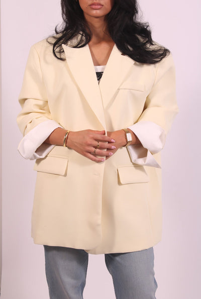 Linnest ™ | Oversized blazer Yellow