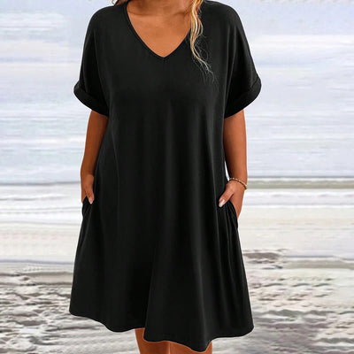 Zomerjurk met V-hals