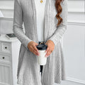 Helena | Ribbed Open-Front Cardigan