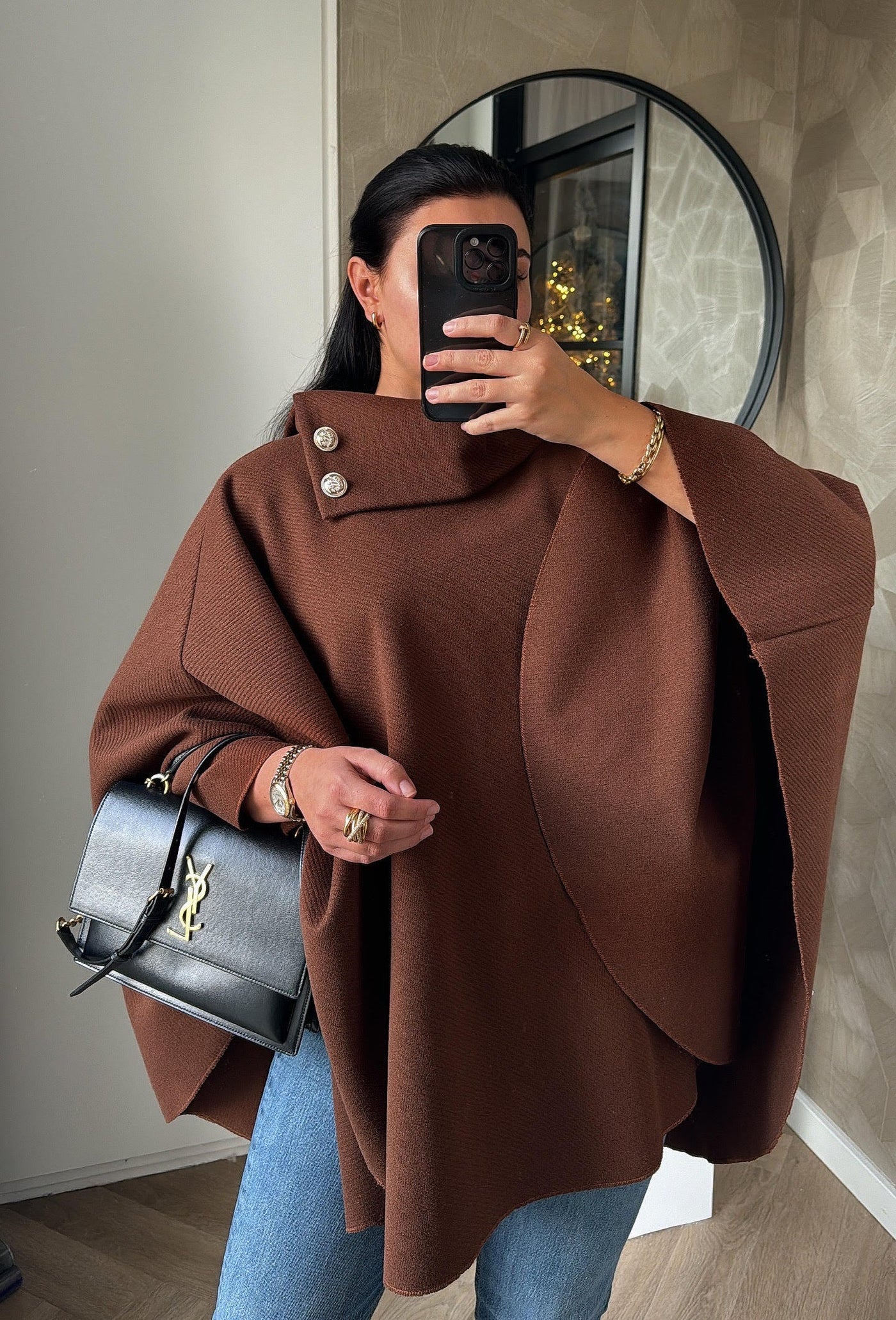 Linnest ™ | Perfect Poncho Chocolate