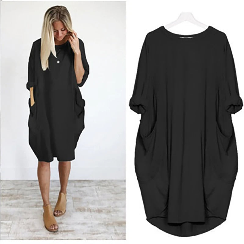 Dames Oversized Casual Dress