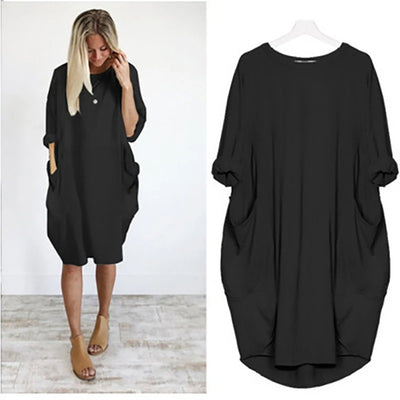 Dames Oversized Casual Dress