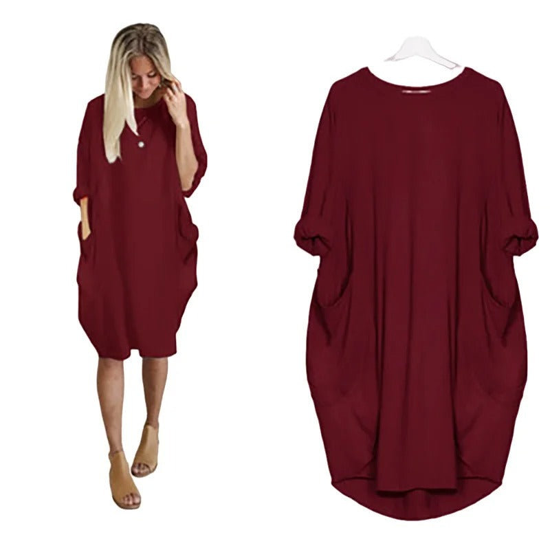 Dames Oversized Casual Dress