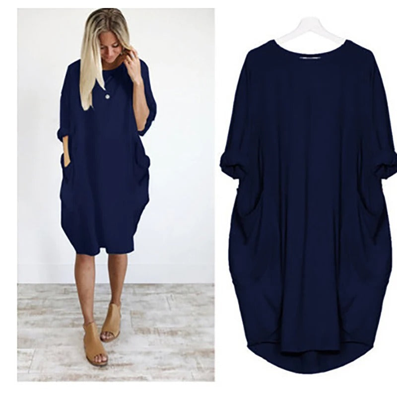 Dames Oversized Casual Dress