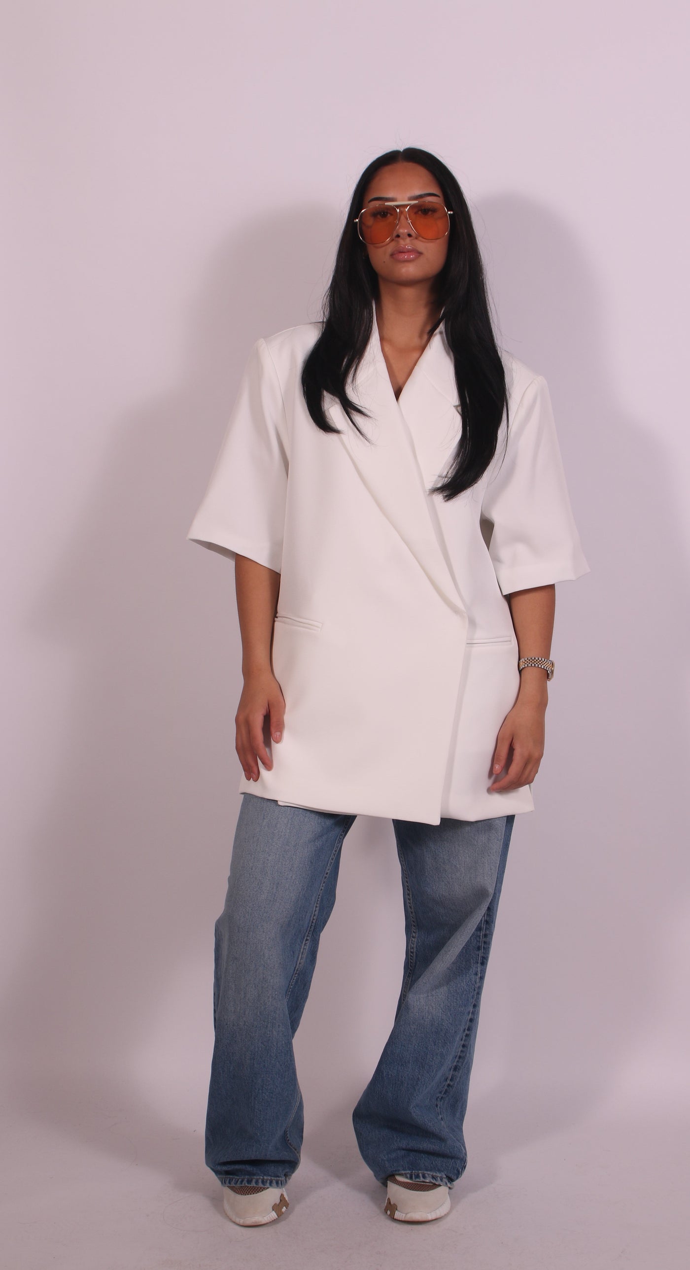 Linnest ™ | Summer Blazer White