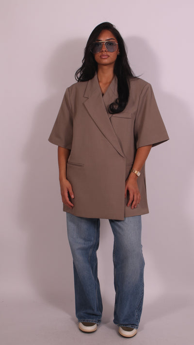 Linnest ™ | Summer Blazer Taupe