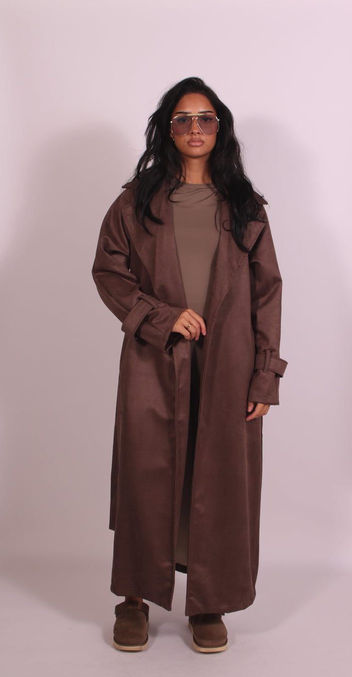 Linnest ™ | Suedette Trench
