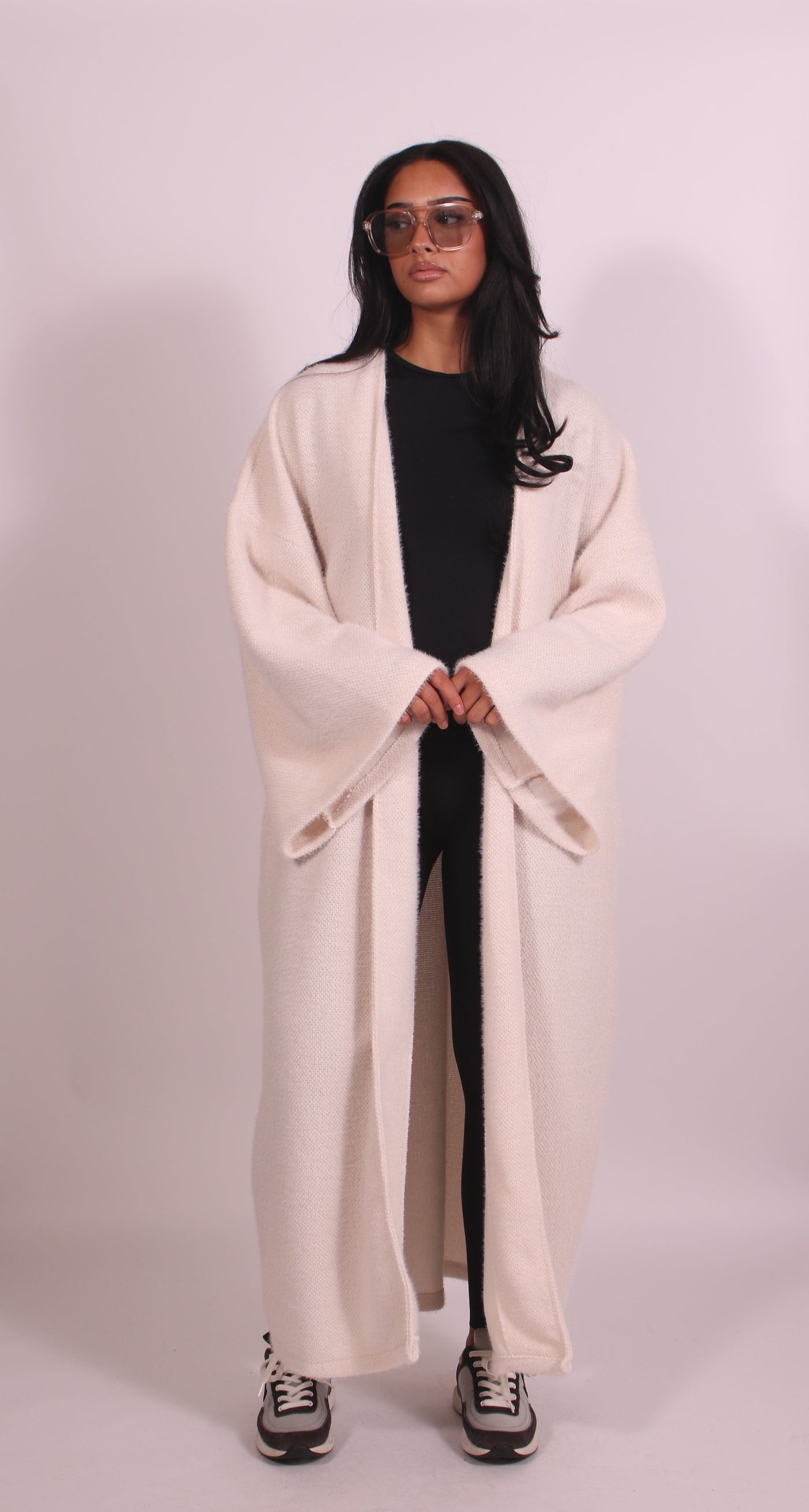 Longline Cardigan Creme