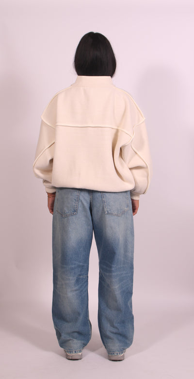 Linnest ™ | Heavyweight chique bomber Crème