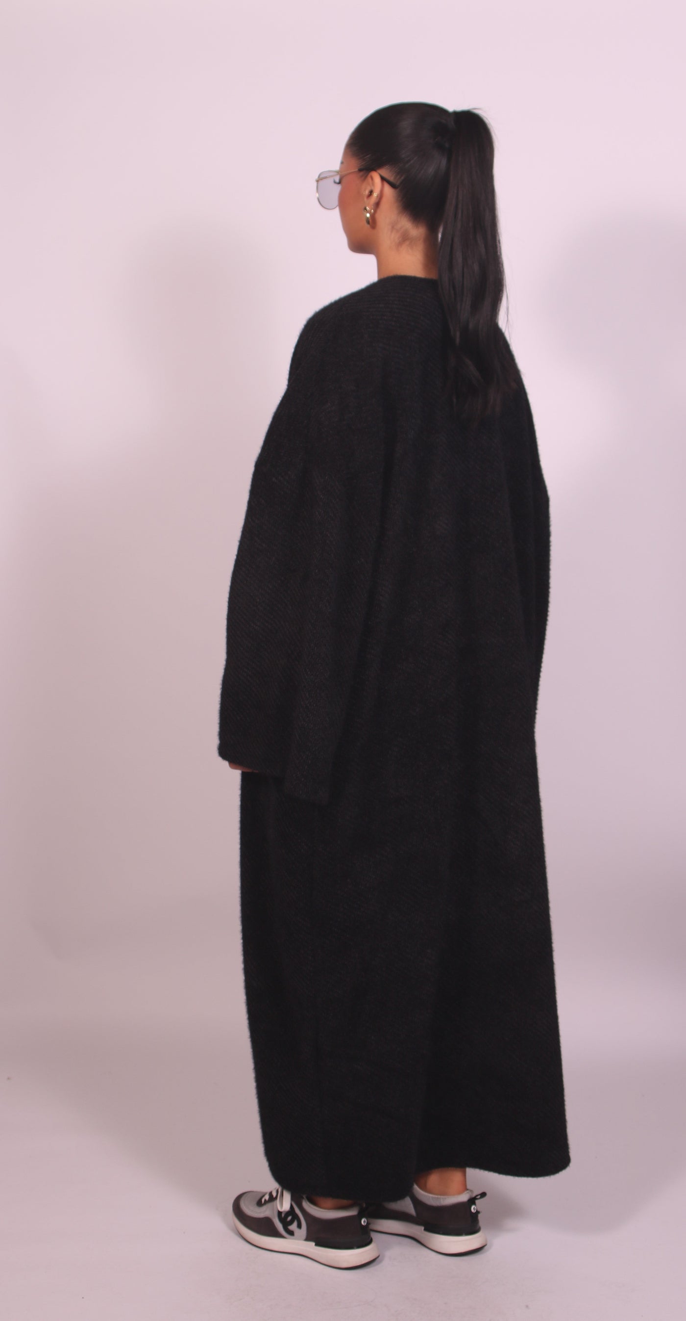 Longline Cardigan Black