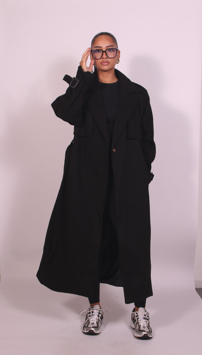 Linnest ™ | Winter trench Black (PRE ORDER)