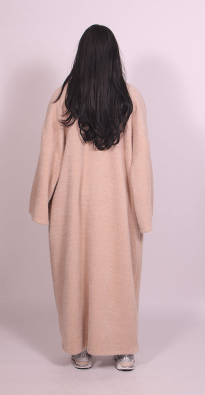 Longline Cardigan Beige