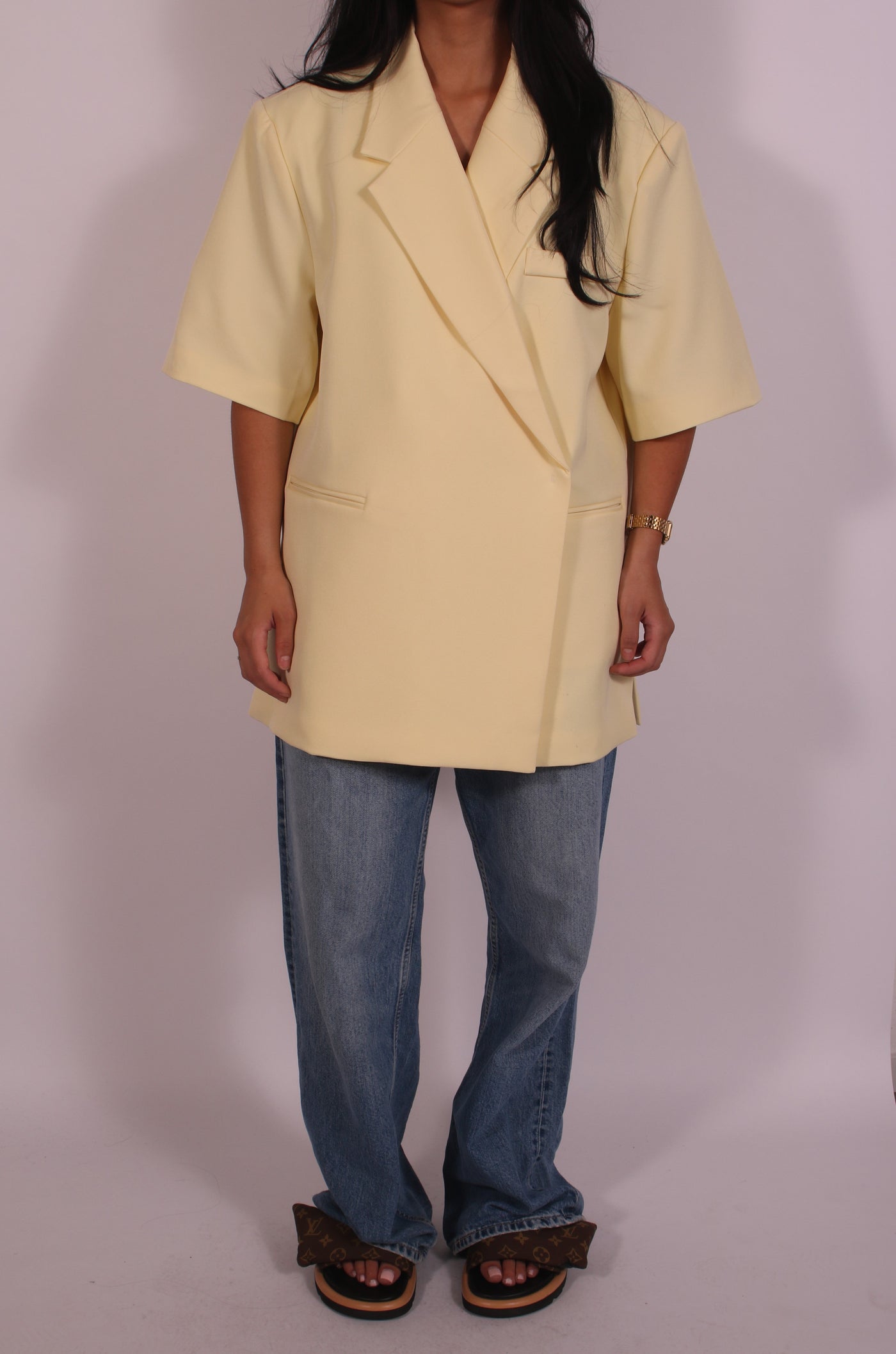 Linnest ™ | Summer Blazer Butteryellow