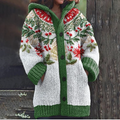 Ada | Cosy Hooded Festive Cardigan