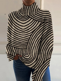 Melody | Line-Art Turtleneck Sweater