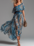 Carys | Off-Shoulder Ruffle Maxi Dress