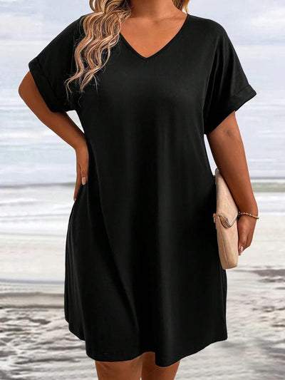 Zomerjurk met V-hals