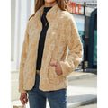Odette | Textured Stand-Collar Jacket
