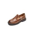 Flora | T-Strap Brogue Flats