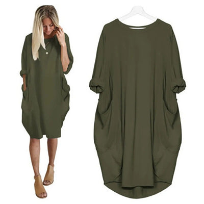 Dames Oversized Casual Dress