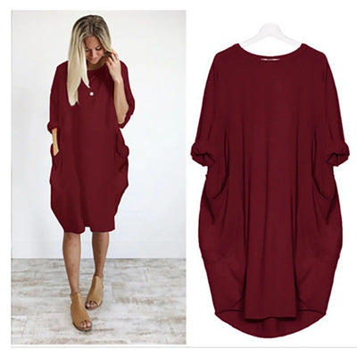 Dames Oversized Casual Dress