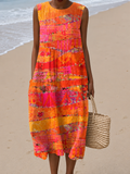 Pearl | Relaxed Sleeveless Midi Dress