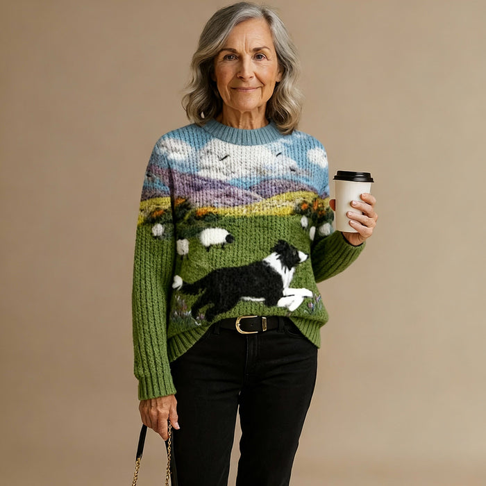 Nessa | Countryside Scene Sweater
