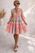 Delphi | Patterned Flowing Midi Dress