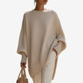Helene | Draped Asymmetric Poncho