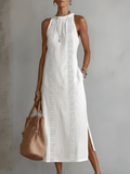 Lucette | Sleeveless Summer Midi Dress