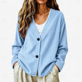 Sylvie | Ribbed Button-Front Cardigan