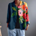 Frances | Painterly Floral Jacket